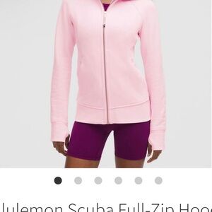 lululemon athletica Light Pink Full-Zip Hoodie